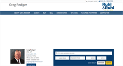 Desktop Screenshot of gregrediger.ruhlhomes.com