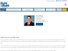 Tablet Screenshot of garywilliams.ruhlhomes.com