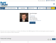 Tablet Screenshot of morseburington.ruhlhomes.com