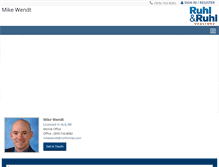 Tablet Screenshot of mikewendt.ruhlhomes.com
